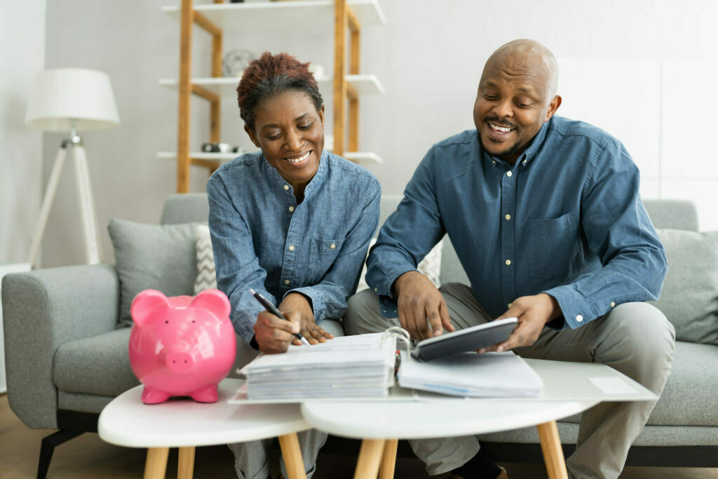 Couple checking North Carolina Medicaid income limits for their household
