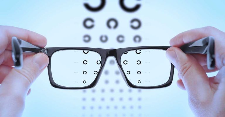 Pair of eyeglasses