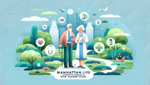 two elders talking about the manhattan life medicare supplements